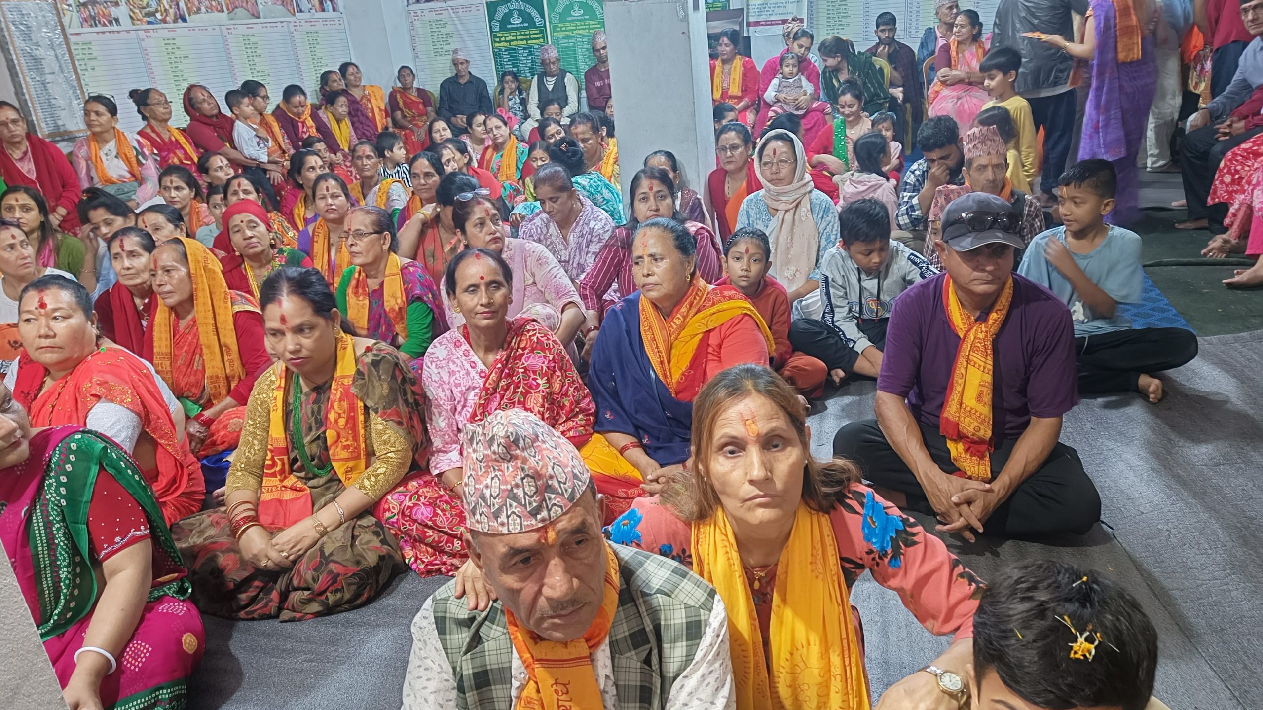 मोरंगको पथरीमा श्रीमद् ब्रह्म महापुराण सप्ताह ज्ञानमहायज्ञ संचालन :